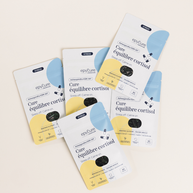CORTISOL BALANCE CURE - ANGST, AANHOUDENDE VERMOEIDHEID, SLAAPSTOORNISSEN, ZWELLING, GEESTELIJKE MIST -De sleutel tot het bevrijden van uw lichaam van de gevolgen van chronische stress - 1 MAAND KUUR - 2 capsules / dag