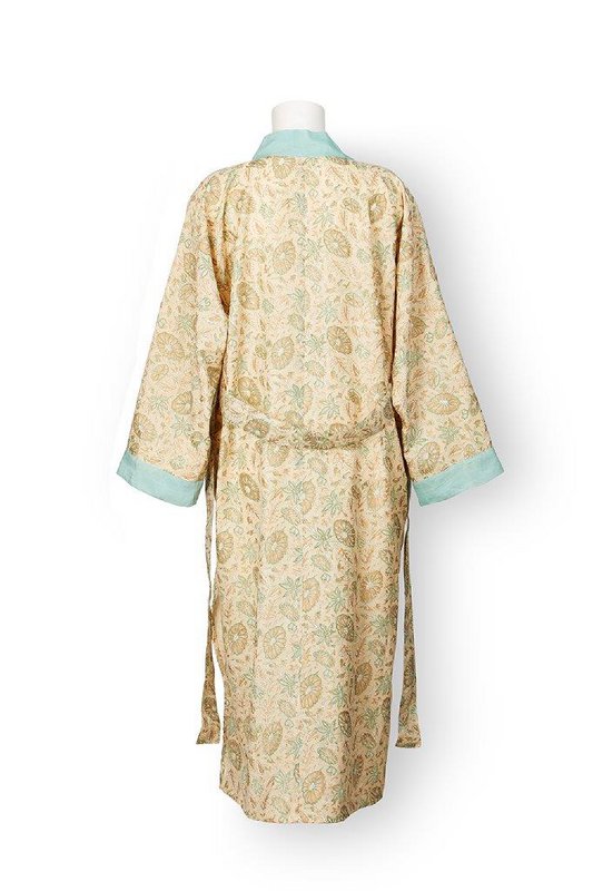 Kimono 'Else' Beige, Sea & Gold