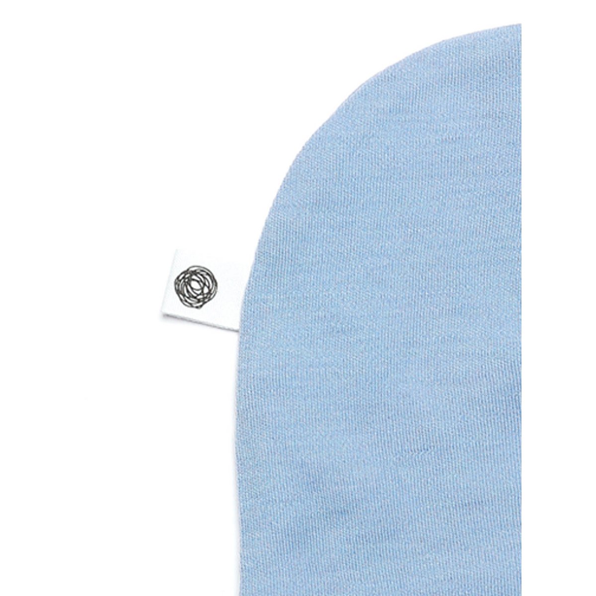 Wollen baby muts - Merinowol - Blue Fog