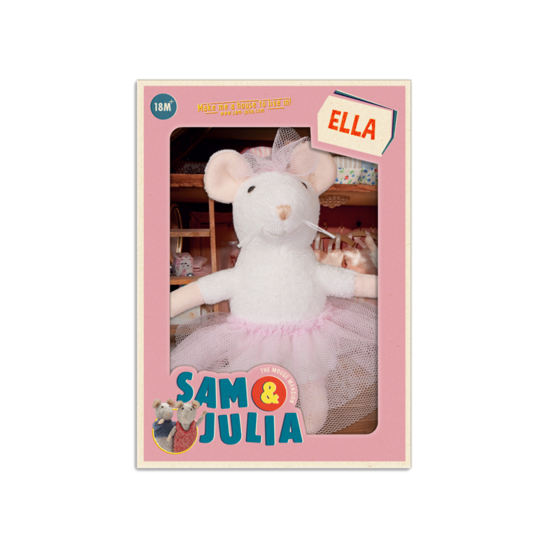 Cuddle Mouse Ella (12 cm) - Muizenhuis
