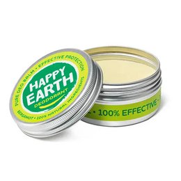  100% natural deodorant balm with bergamot scent, plastic-free, effective odor protection.