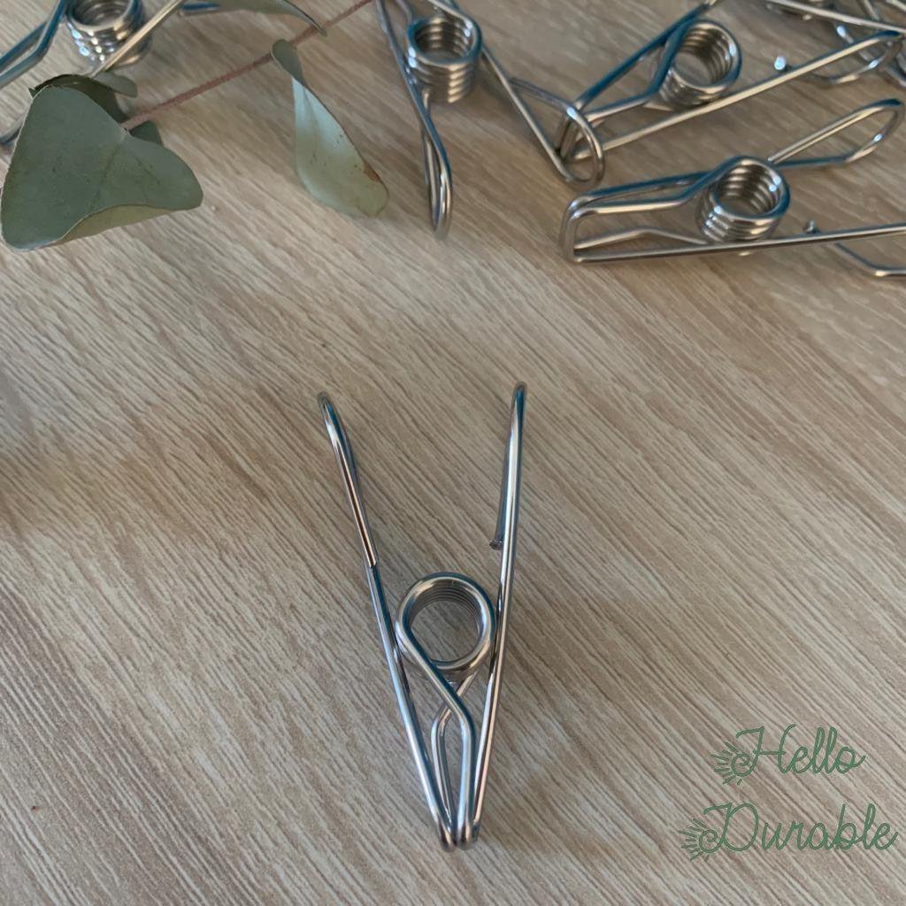 Stainless steel clothespin