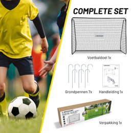 Voetbaldoel  Zwart