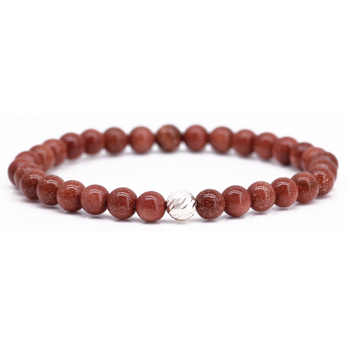 Minimal for her Red Peach Goldstone