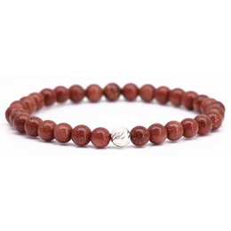 Minimal for her Red Peach Goldstone