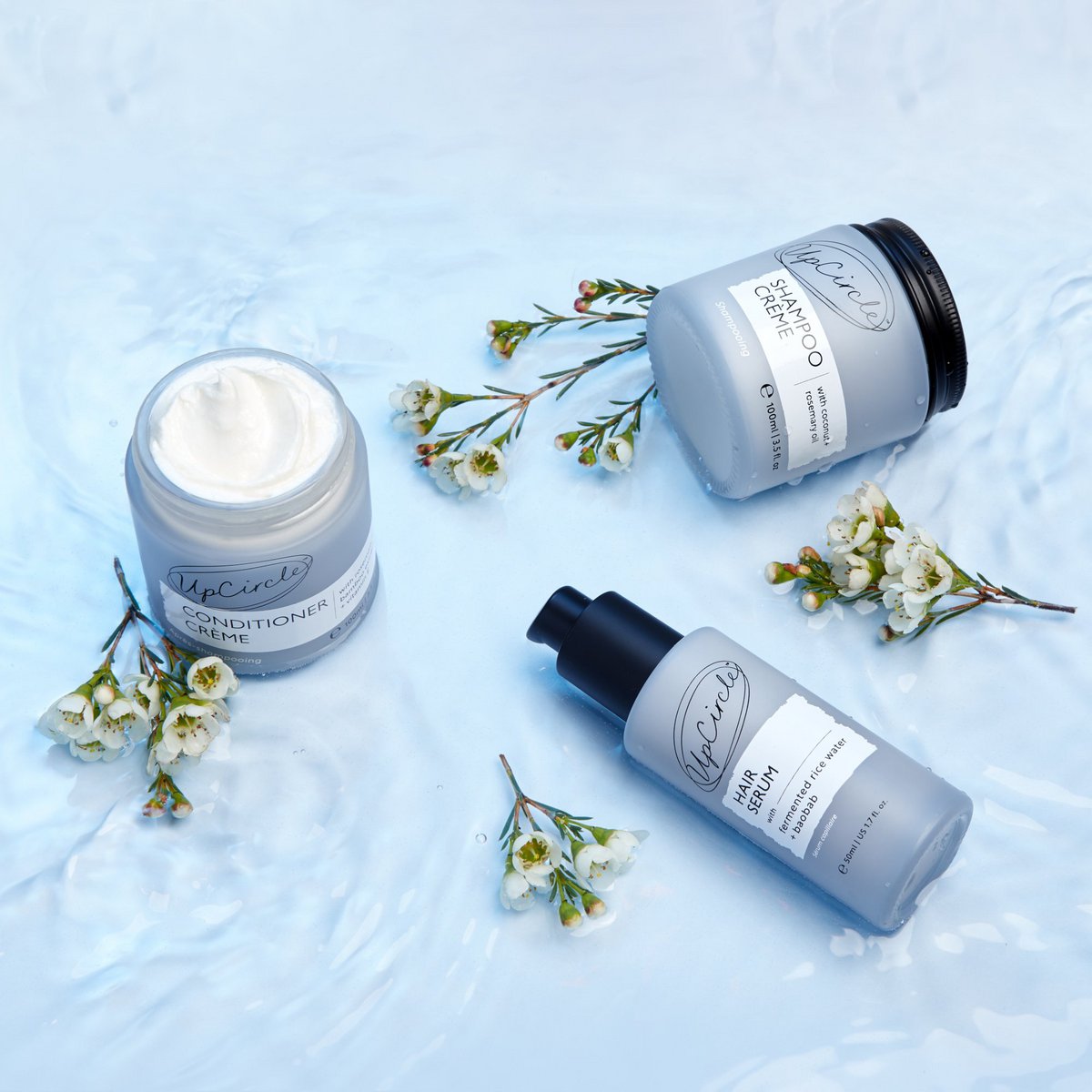 Vegan warmtebeschermingshaarserum - 500 ml bulkvulling