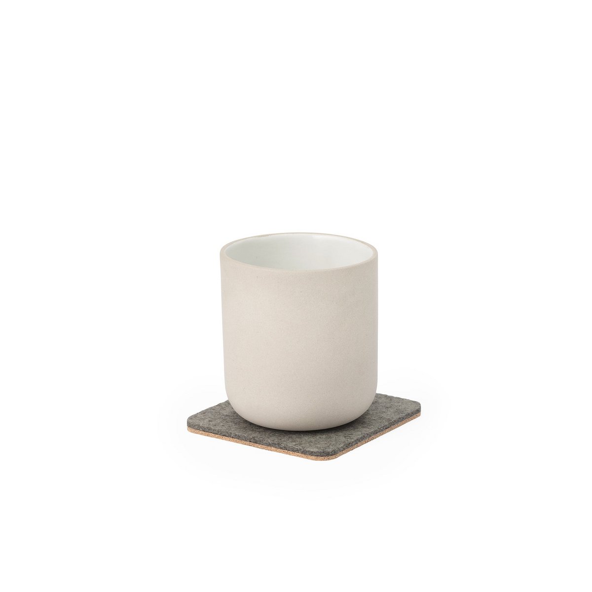Filt & Kork Coasters - Sæt med 4