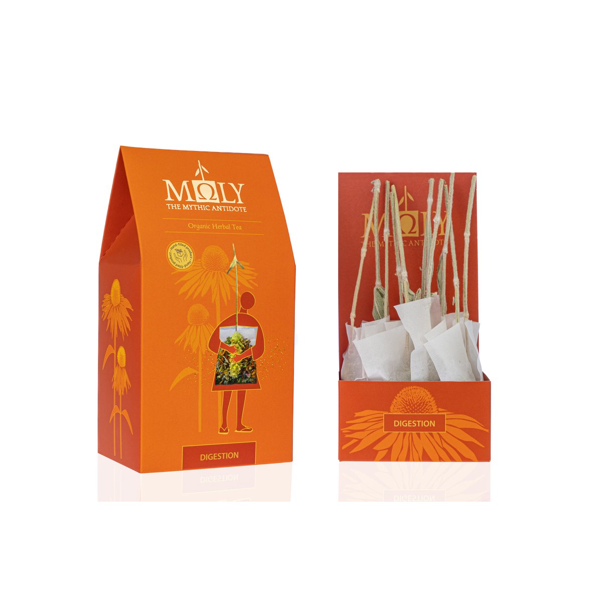 MΩLY „Verdauung“ – Bio-Kräutertee mit natürlichem Kräuterstamm