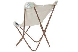 SILLON ALGODON HIERRO 74X65X90 MARIPOSA BLANCO LD193920