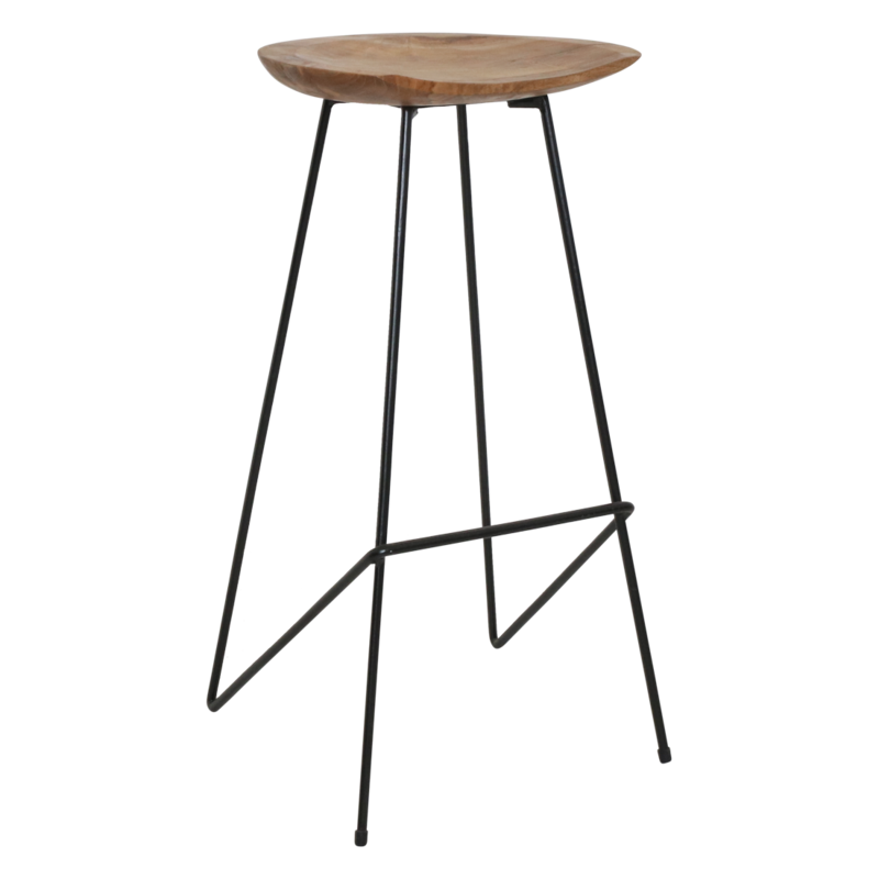 Loft barstol naturlig