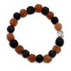 Rudr-07 – Rudraksha Buddha Armreif Mala – Mischung