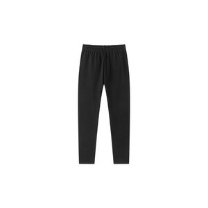 Effen kleur geborstelde gebreide legging voor meisjes
