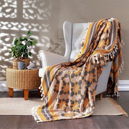 Cubrecama Leyla de jacquard de algodón suave