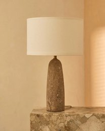Isla Travertine Lamp
