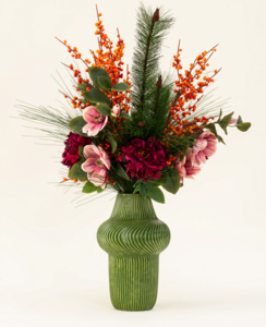 Silk artificial flower bouquet Cozy Winter