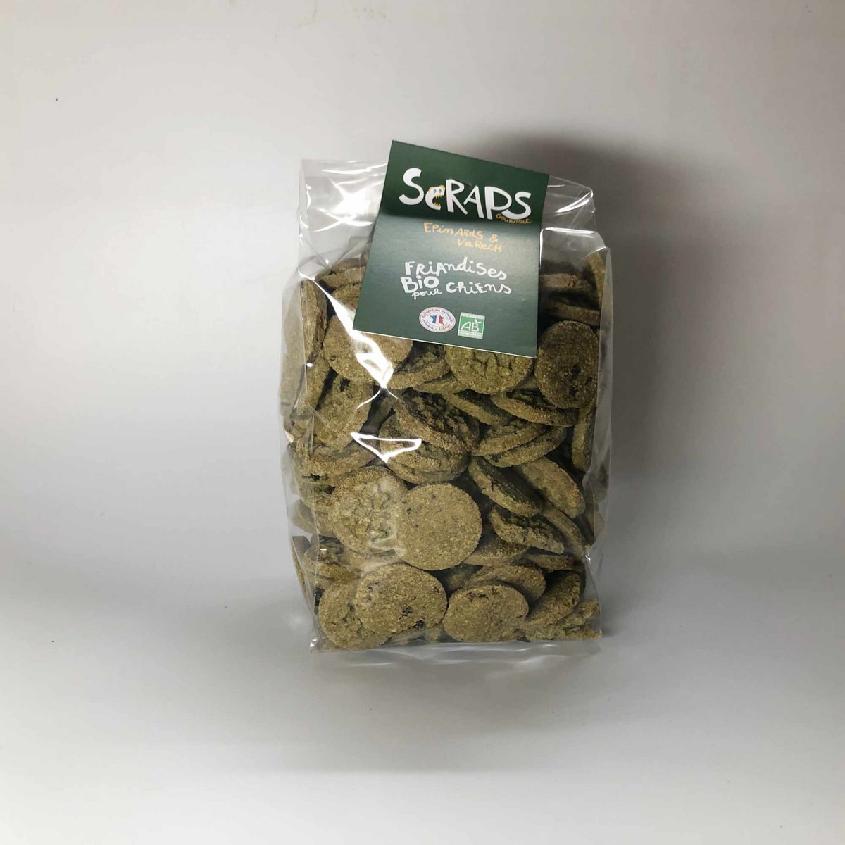 Spinach & Kelp Biscuits in Bulk 400g