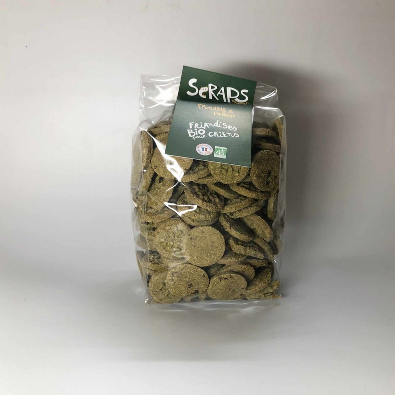 Biscotti agli spinaci e alghe sfusi 400g