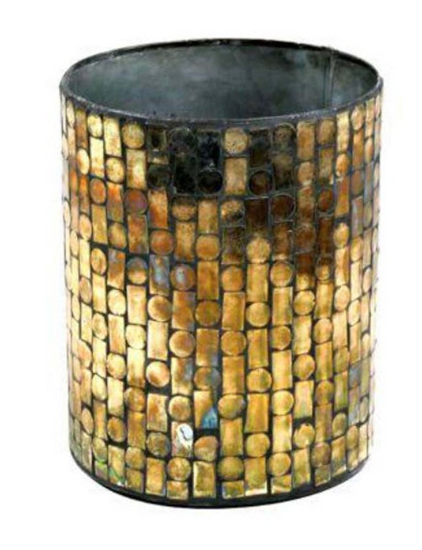 POT METAL MOSAIC    1PC       GOLD