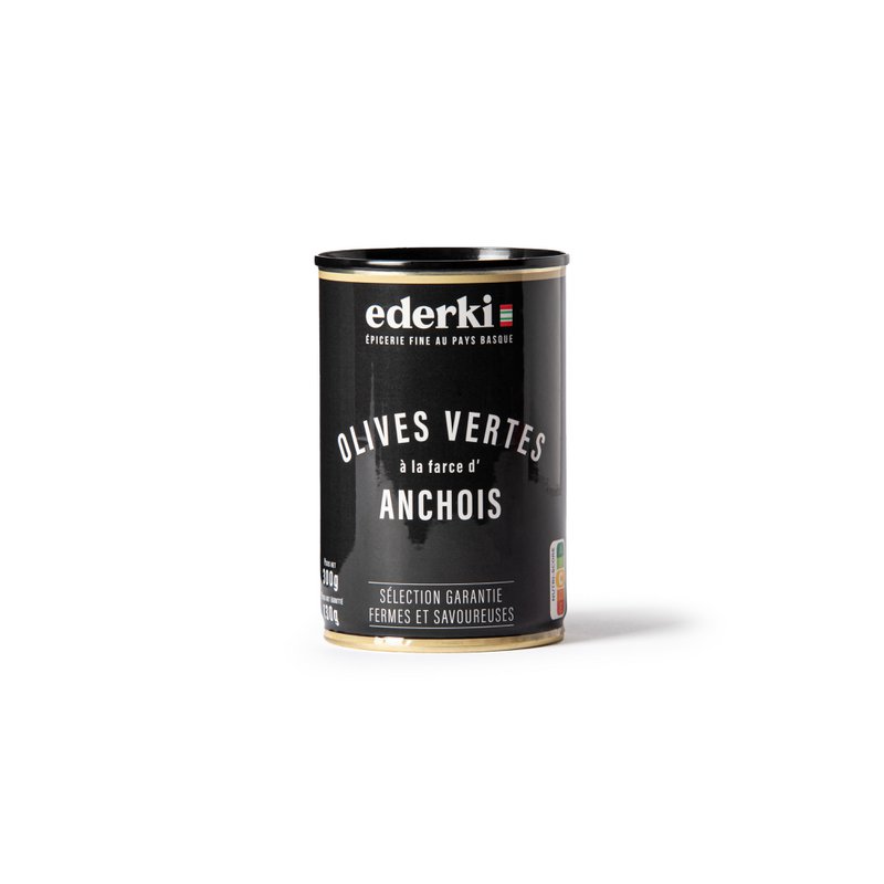 Aceitunas rellenas de anchoas 300g