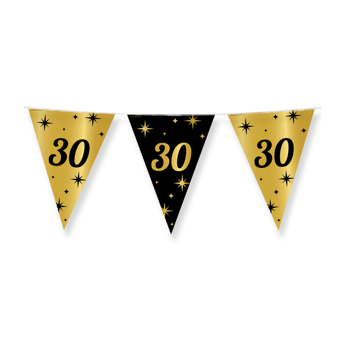 Classy Party flags foil - 30
