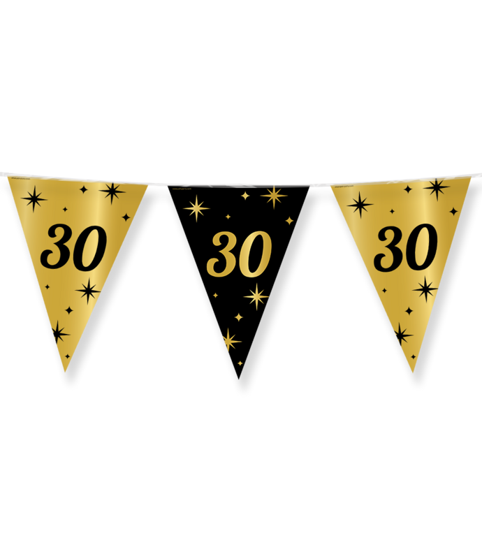 Classy Party flags foil - 30