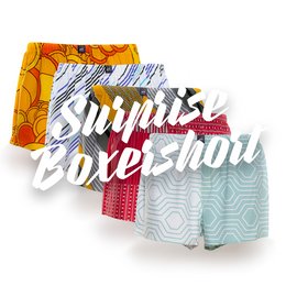 Boxershorts lavet af bedstemors gamle sengetøj GRAPHIC