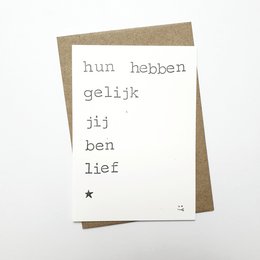 De har ret, du er sød ;-)