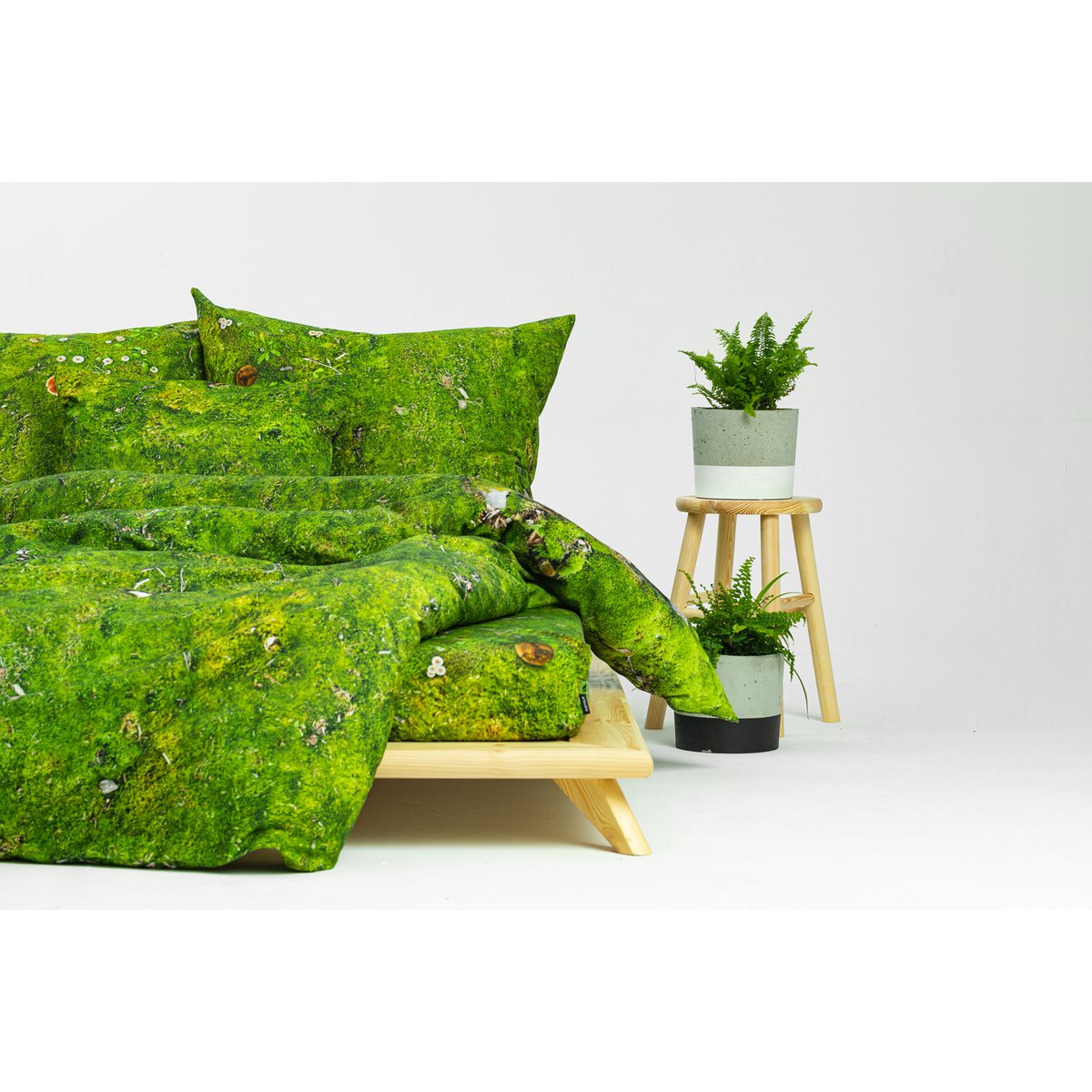 MOSS - Kissen gefüllt mit Buchweizenschalen - 50x30 cm