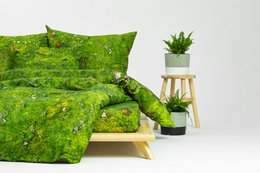 MOSS - cuscino imbottito con buccia di grano saraceno - 50x30 cm