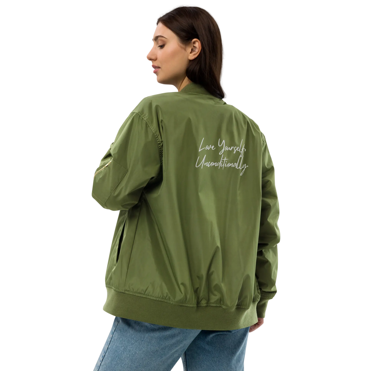 Premium bomber jacket Self Love Premium recycled bomber jacket