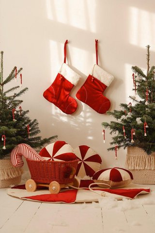 “Red Candy” Christmas Family Stocking, holidays gift