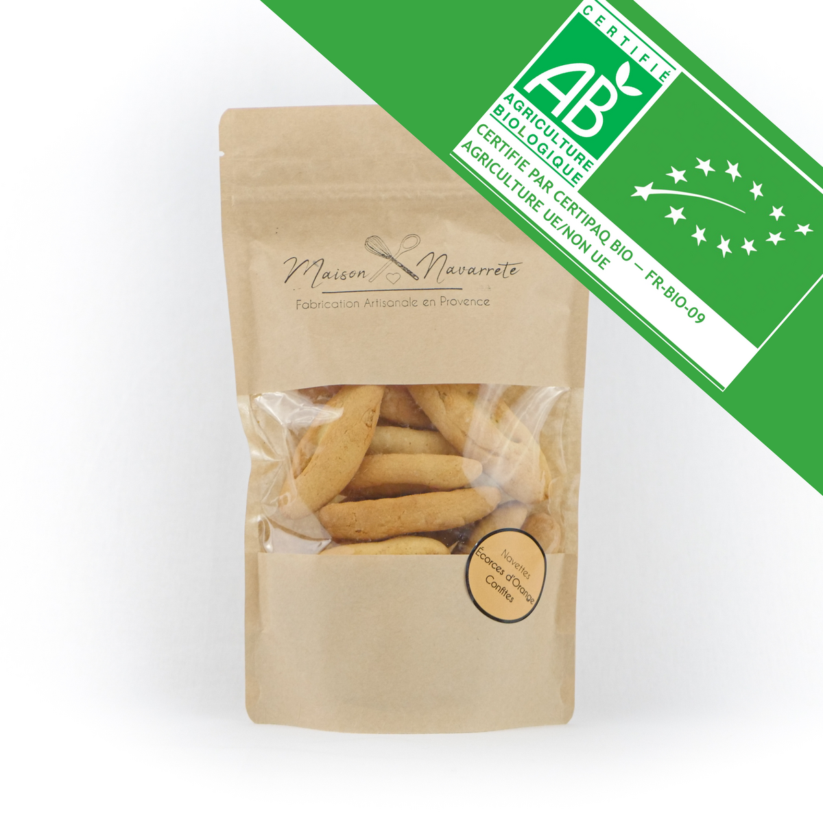 Organiczne czółenka ze skórki pomarańczy i kwiatu pomarańczy 100g