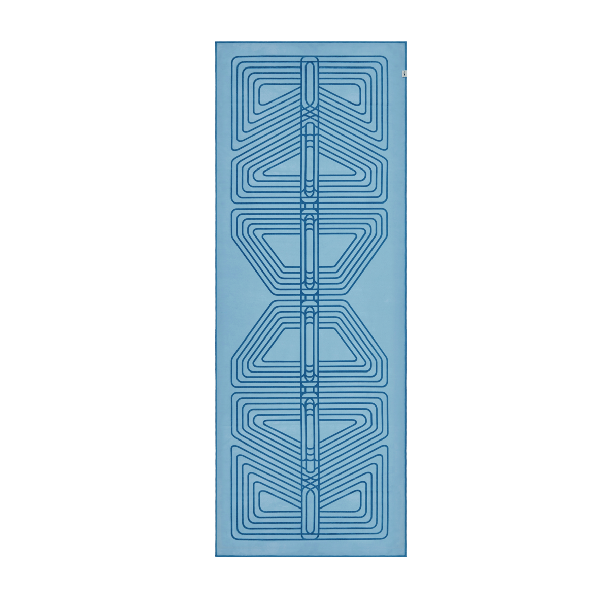 Gecko Warrior Yoga Towel - Ocean Blue
