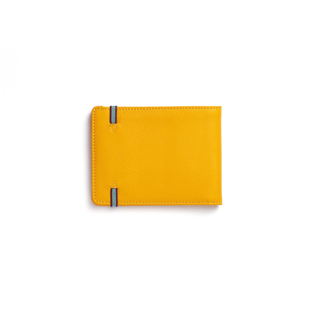 Cartera minimalista amarilla
