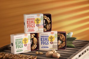 KUMILIO Premium Kími-Feige GESCHENKBOX gefüllt mit Nüssen und dunkler Schokolade getaucht, 180 g