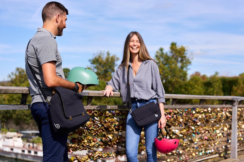 Borsa per manubrio bici Lulu - Nera
