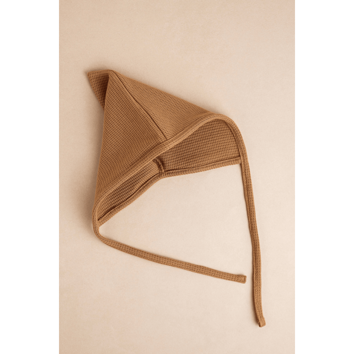 TISU baby pixie bonnet, Caramel