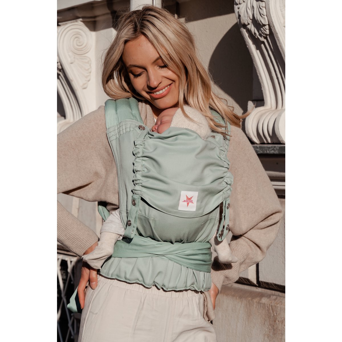 Babytrage TaiTai Sólo Menta