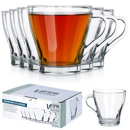 Briller til kaffe og te 250 ml 6 stk