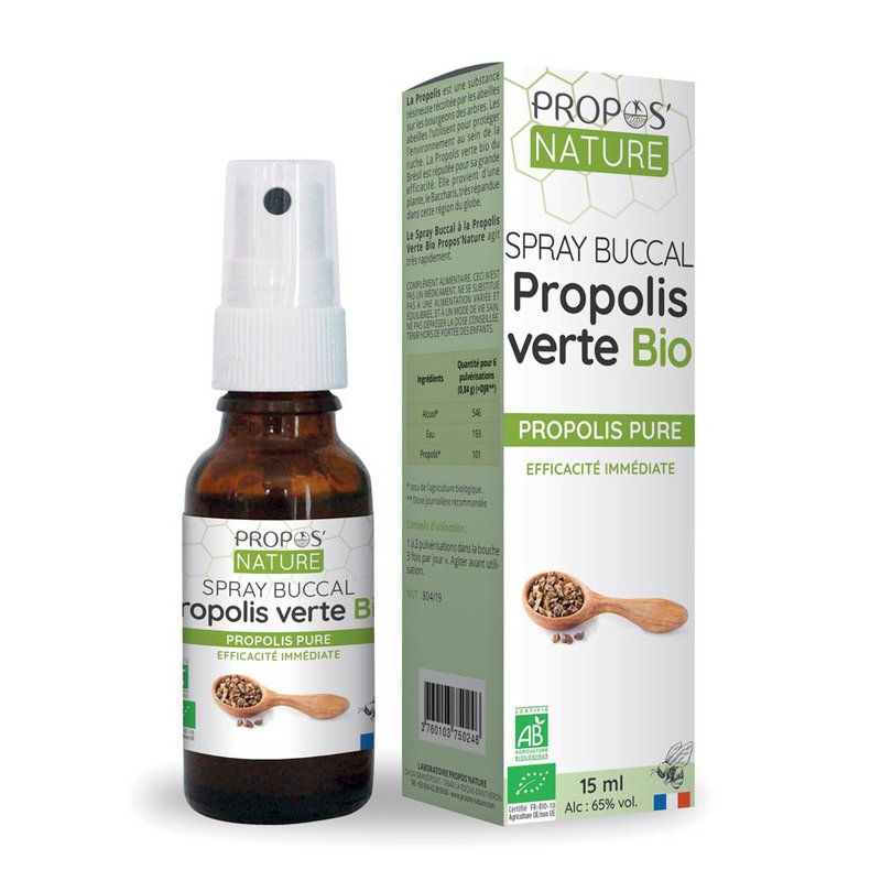 Włącz spray do ust z propolisem