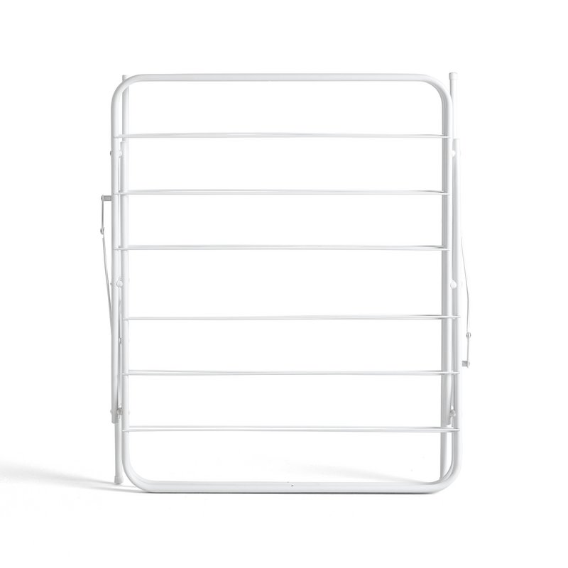 Rayén | Vertikale Wäscheleine, einfach zusammenklappbar, 14 m Trockenfläche, mit Beinverriegelungssystem, mit rutschfesten Stoppern, 61 x 138 x 44,5 cm