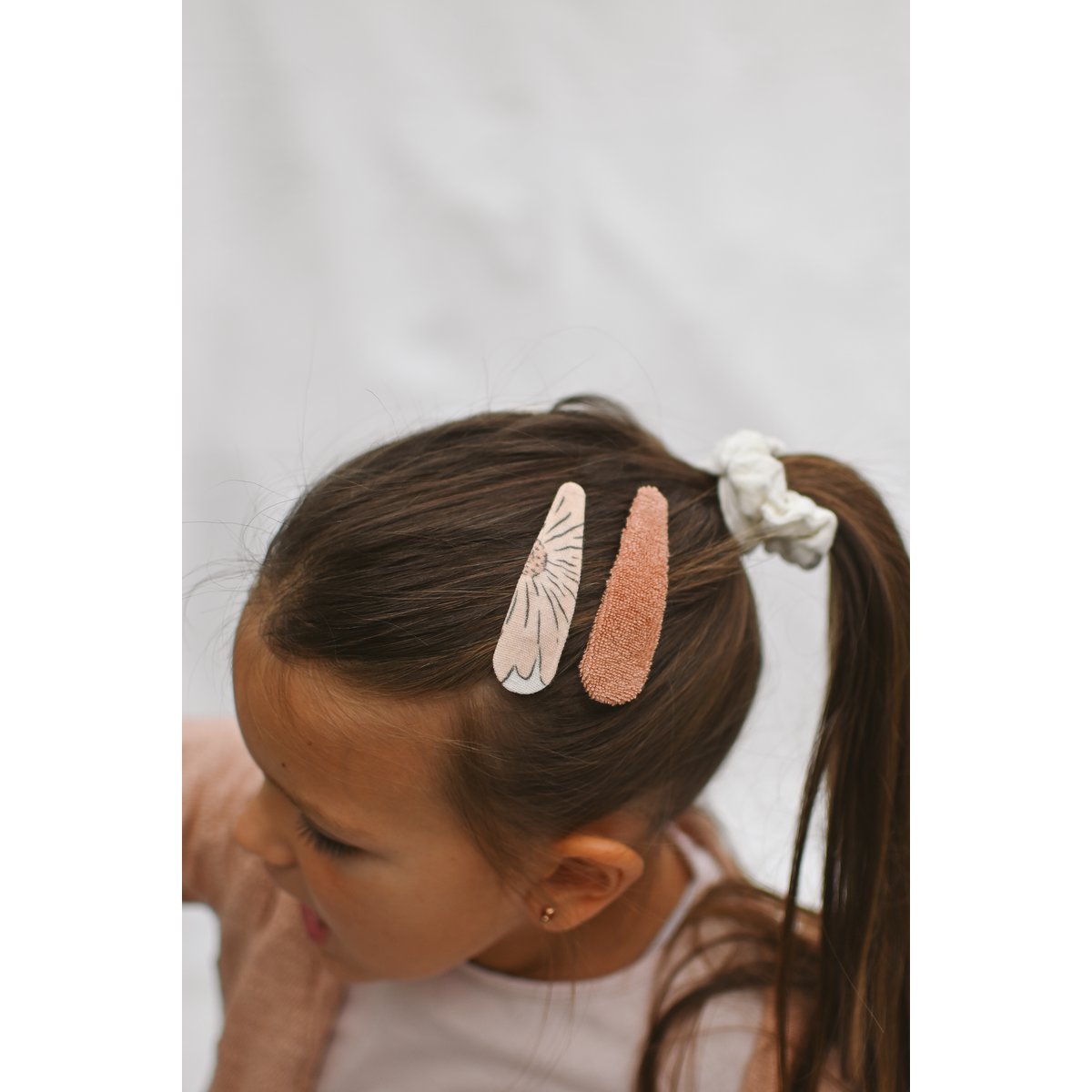 Halloween pastel haarclips: Zonnebloem + pluizige haarclips