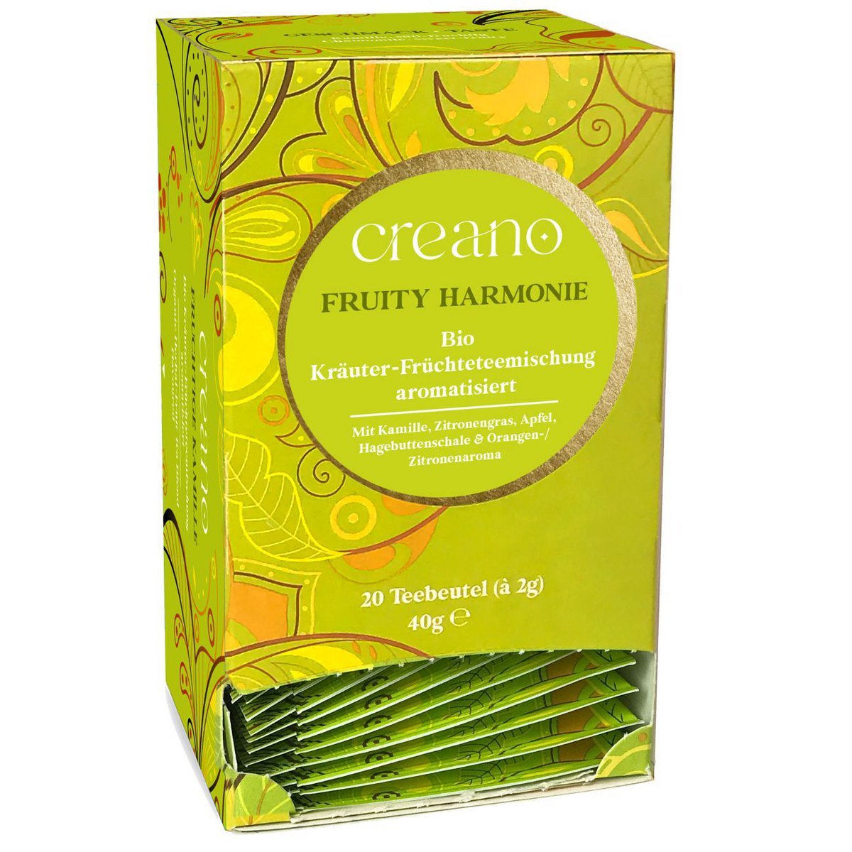 Bio-Teebeutel Fruchtige Kamille, 20er Pack