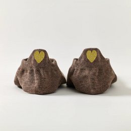 Goldherz-Zungensocken für Damen I 35-41