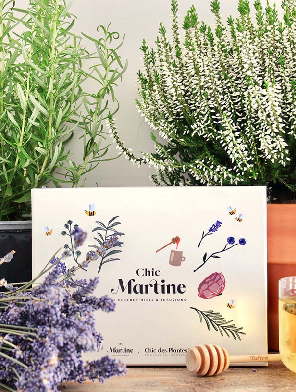 Cofanetto Infusi – Mieli “Chic Martine”.