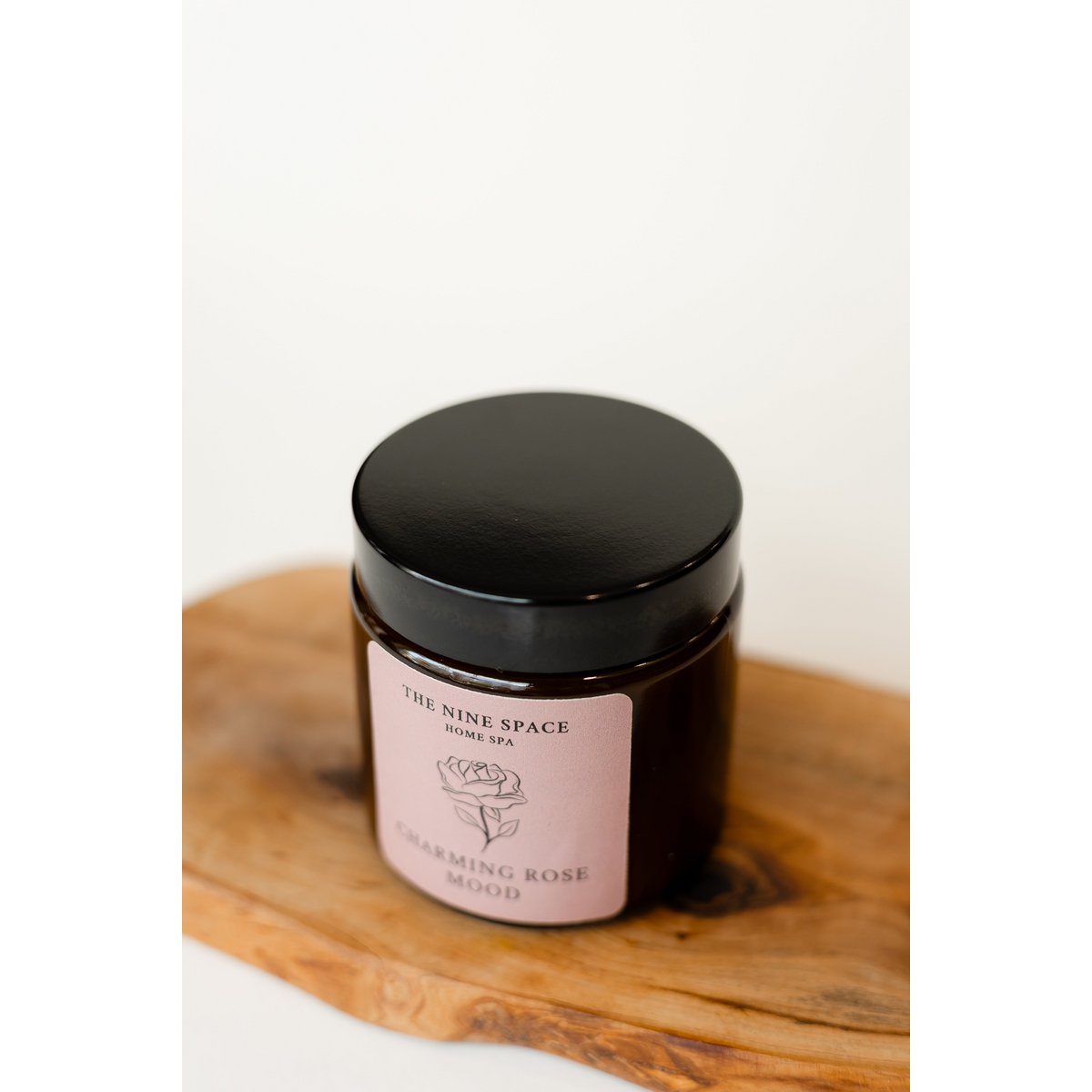 Vela de humor CHARMING ROSE - Mini vidrio marrón