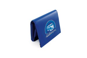 Volkswagen VW T1 Bus Portemonnee - Vintage Logo/Blauw