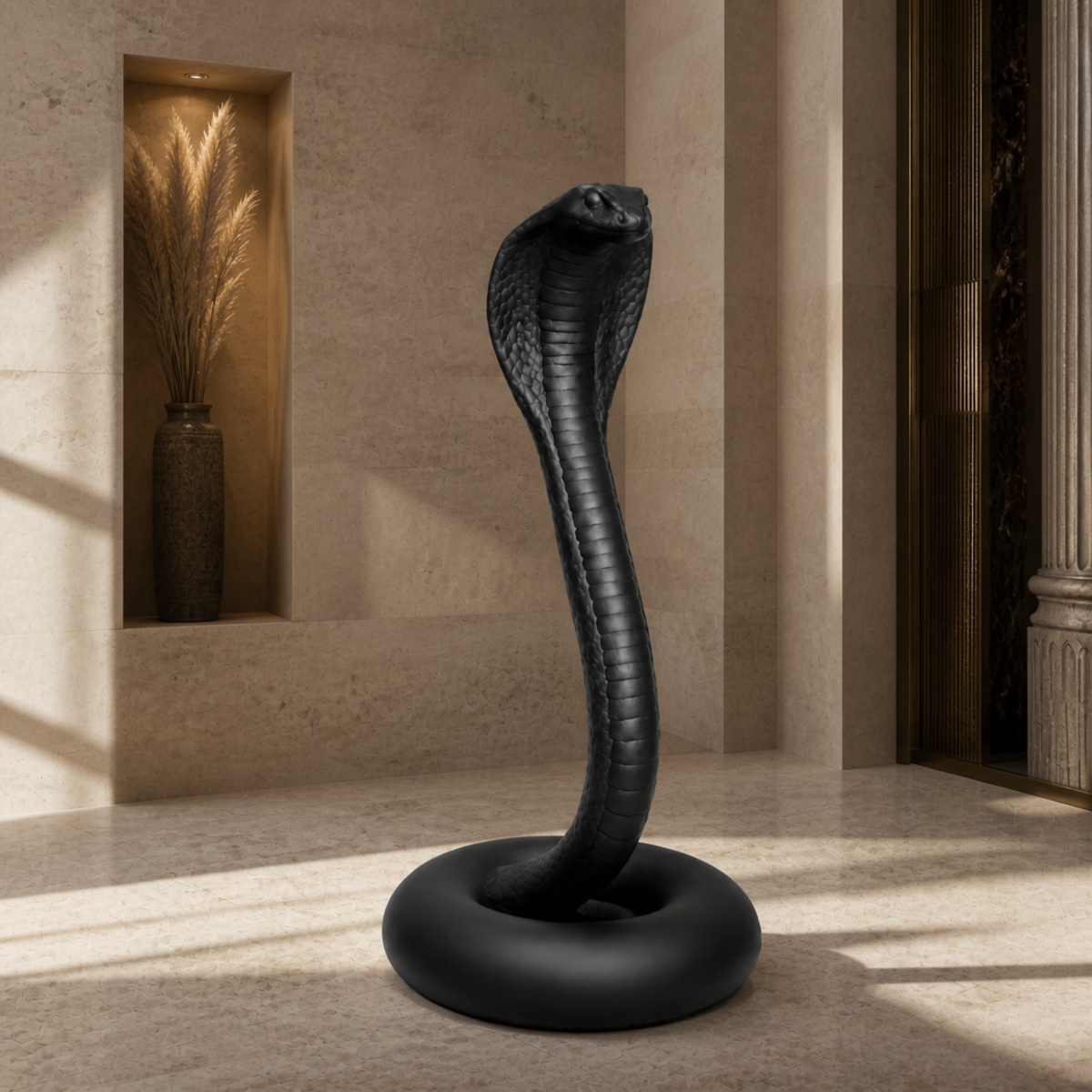 Kobra-Kunstobjekt
