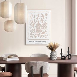 Painting Slim Frame Le Paradis Esthétique 70x50
