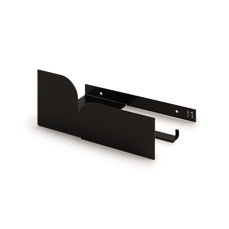 Toilet paper holder with shelf BAUHAUS, beige, black, white